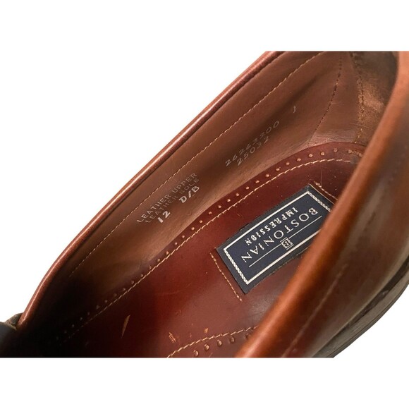 Vintage Bostonian Impressions Brown Leather Penny Loafers Men’s Size 12 USA Made main image 11